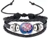 チャームブレスレットヌーサmtilayer life bracelet 18mmスナップボタン編組革張りの女性男性スナップジュエリー12 st dhseller2010 dhx2u