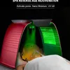 En Yeni 7 Renk PDT LED Işık Terapisi Cilt Gençleştirme Cihazı Maske Sıcak Soğuk Sprey Akne Çıkma Güzellik Tedavisi
