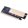 Cartes graphiques M.2 Adaptateur SSD NVME M2 à PCIe 3.0 X16 Contrôleur Mard M Interface Key Support PCI Express X4 2230-2280 Taille