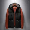Męskie kurtki męskie jesień i zima bawełniana kamizelka pogrubiona płaszcz termiczny Koreańska szczupła kurtka 2022