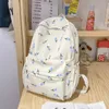 Sacs d'école décontractés pour femmes, sac à dos en Nylon imprimé Floral, cartable d'étudiant de grande capacité, sac de voyage pour adolescentes