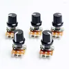 Switch 5pcs 10K 1K 100K 5K 50K OHM 3 Terminal Linear Taper Rotary Potentiometer B10K 103 For Arduino