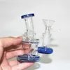 Roxo rosa de cachimbo de vidro roxo com cúpula de balde Percolator Rig Rig Bong Tubo de água Tubo de água