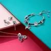 925 Silver Fit Pandora Charm Bracciale Bracciale Balloon Globe Charmes Ciondoli Fai da te Gioielli