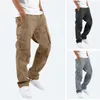 Pantalons pour hommes simple cordon de serrage mi-hauteur Cargo pantalon homme taille moyenne hommes vêtements