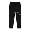 22FW France New High Street Pantalon Poche Lettre Broderie Homme Femmes Détendu Sport Formation Pantalon Mode Casual Taille Élastique Pantalon De Jogging TJAMKZ033