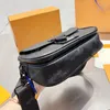 Erkek omuz çantası kabartmalı crossbody moda pochette deri meslek çantaları debriyaj paketi klasik bel paketleri büyük kapasiteli cüzdan alışveriş