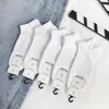 Men's Socks 10 Pairs Summer Breathable Cotton Low Cut Men Fashion Solid Color Ankle Foundation Stockings Business Short