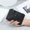 Mode Frauen Brieftasche PU Leder kurze Brieftaschen Multi-Card-Position Clutch Money Bag Student Rei￟verschlussm￼nze einfach