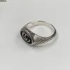 Top qualité luxe simple avec pierres latérales en acier inoxydable Couple anneaux mode dames concepteur bijoux 3