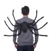 Inne imprezy imprezy 90125 cm horror pluszowy dekoracja pająka Halloweenowa torba cukierkowa duży pająk kształt plecak lub smakołyk na Halloween Kostium dla dzieci 220829