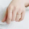 Os mais recentes anéis de banda elementos ouro prata anel de empilhamento considerável empilhável feminino anéis rosa Whole313r