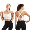 Yoga Kıyafeti Kadın Spor Sutyen Ayarlanabilir Kemer Fermuar Hiçbir Çelik Halka Iç Çamaşırı Koşu Rahat Darbeye Dayanıklı Spor Salonu Bralette Yelek