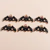 Charms Mix Styles Cartoon Halloween för DIY -smycken som gör tillbehör Pumpkin Ghost Bat Evil Pendants Halsband örhängen 220826