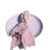 Свадебная салфетка для салфетки из слоновой кости 100% хлопковое чай полотенце розовое 17x17 дюймов для вечеринки по случаю дня рождения