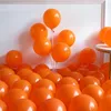 Autres fournitures de fête d'événement 148pcs Halloween grande guirlande de ballons de citrouille noir orange sable ballons blancs autocollants de chauve-souris 3D pour les décorations de fête d'Halloween 220829