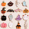 Charms Mix Styles Cartoon Halloween pour la fabrication de bijoux à bricoler soi-même Accessoires Pumpkin Ghost Bat Evil Pendentifs Colliers Boucle d'oreille 220826