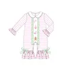 Kleidung Sets 2 stücke Baby Mädchen Kleidung Reine Baumwolle Outfits Santa Stickerei Blumenmuster Lange Hosen Kinder Boutique