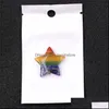 Stone 30mm Rainbow Chakra Stone Carving Sun Moon Star Shape Crystal Healing Meditation Decoration Ornament Crafts Gift DHSeller2010 DH5PN