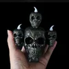 Autres fournitures de fête d'événement 2023 Creative Halloween LED Candle Light Skull Ghost Ghost Horror accessoires Halloween Party Home Desktop Decoration Supplies 220829