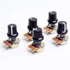 Switch 5pcs 10K 1K 100K 5K 50K OHM 3 Terminal Linear Taper Rotary Potentiometer B10K 103 For Arduino