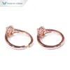 Anelli di nozze Tianyu Gems 2CT Solitaire Diamonds ovale Donne 10K14K18K Gold rosa 7x9mm Def Def Personalized Gioielli 2208262387087