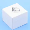 925 Sterling Silver Logo Ring Disc Ring Women Classic Design Party Jewelry for Pandora CZ Diamond Girlfriend Rings مع مجموعة مربع أصلية