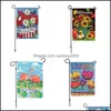 Banner Flaggen Strandflaggen Garten Flagggitarre Blätter moderner Sonnenblumen Schmetterlinge Neue Muster Drop Lieferung 20 Carshop2006 Dhqpe