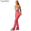 Vrouwen front geplooide trompet trui broek ontwerper slanke leggings mode flare joggingbroeken