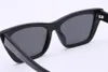 Womens Summer Designer Sunglasses For Men Black Cat Eye Style Anti-Ultraviolet Retro Plate Full Frame Eyeglasses Vintage 53mm Glasses gafas para el sol de mujer