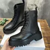 Kurt Patapans Stivali Bulky Jodphur Boot Designer Donna Moda Stivaletti in pelle alla caviglia Scarpe invernali classiche in pelle di vitello Taglia 35-40