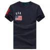 Atacado 2112 Summer New Polos Camisetas Europeias e Americanas Mangas Curtas Casual Algodão Collor de Color Bordado Bordado Moda T-shirts S-2xl