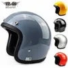 TTCO мотоциклетный шлем с стеклянным волокном светильника ретро -скутер с открытой поверхностью лица мотоцикл TTCO Riding Capacete Moto 500TX TT Q0630317I