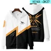 جاكيتات الرجال الأنيمي Honkai Impact 3 Cosplay Costume Kiana Kaslana Raiden Mei Yae Sakura Fu Hua Usisex 3D Hoodies sweatshirts