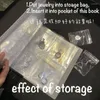 Jewelry Pouches Portable Transparent Earring Bracelet Necklace Anti Oxidation Storage Book With 50pcs Bag Rust Display