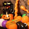 その他のイベントパーティー用品30pcs 10インチハロウィーンバルーンセットミックスオレンジと黒い装飾バルーンハロウィーンホーム外のパーティーデコレーションマットバルーン220829