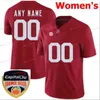American College Football Wear Stitched Custom 1 Nick Saba 10 Mac Jones 11 Henry Ruggs III 12 Joe Namath Alabama Crimson Tide College Women Jersey