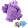 Bath Scrubbers Peeling Exfoliating Mitt Glove Scrub Gloves Resistance Body Massage Sponge Wash Skin Moisturizing SPA Foam 829