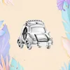 925 Gümüş boncuk fit Charms Pandora Charm Bilezik Bisiklet Motorlu Araba Charm Arabası Uçak charmes ciondoli DIY Güzel Boncuk Takı