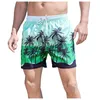 Shorts pour hommes Hommes Natation Été Imprimer Pantalon court Maillot de bain Maillot de bain Sexy Beach Surf Board Mâle Vêtements Chort Homme