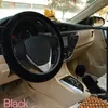 Steering Wheel Covers Winter Warm Furry Handbrake Gear Shift Cover 38cm 1 Set Include &