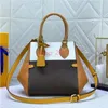 HH Womens Luxury Fold Tote Shoulder Bag Toron Handle Magnetic Flap Handbag leather Jacquard Strap Crossbody Bags M45376 M45388 M45389 M45409 Handbag