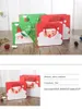 Gift Wrap 12pcs Merry Christmas Handbag With Bow Xmas Eve Santa Claus Red Green Sweet Packaging Paper Bags Set Cute Cookie Candy