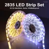 Strips DC 12V 2835 Neon LED Strip RGB Light Diode Ribbon Waterproof 5M 60LED/M For Room Decorated Festival Holiday Lamp