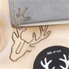 Home Vintage Bronze Deer Metal Paper Clips Bokmärke Pin Korean Stationery Office Accessories Memo Clips 20220829 E3