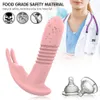 Articoli di bellezza Vibratore del coniglio telecomandato Vibratori del dildo telescopici Perline rotanti Stimolatore della vagina del punto G Giocattoli erotici sexy per coppia