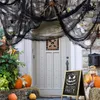 Decorazione per feste Altri articoli per feste per eventi Decorazione di Halloween Panno di garza nero Decorazioni per la casa per esterni Casa dell'orrore Night Club Puntelli per layout di feste