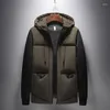 メンズジャケットメンズ秋と冬の綿ベスト厚いサーマルコート韓国スリム2022メンジャケット