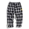 Mens Pants Womans Joggers Plaid Black Fashion Men Summer Jogging Sweatpants Casual Streetwear Loose Trouser S5XL 220829