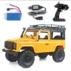 Carro elétrico RC 1 12 mn D90 RC 2 4G Controle remoto de alta velocidade Caminhão de estrada LED LUZES DE VEÍCULO CRAWELLER BUSTY SINGING RC Toys Gift 220829